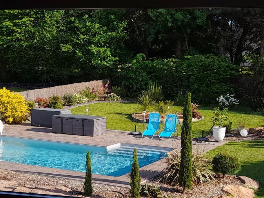 Chambre Dans Un Ecrin De Verdure Angrie Exterior photo